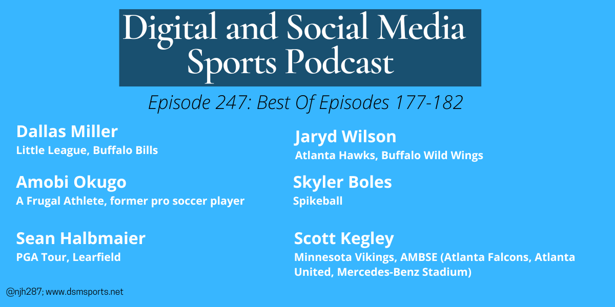 Finest Of The Podcast —Little League, PGA Tour, Spikeball, NFL, NBA, and Extra – Digital and Social Media Sports activities